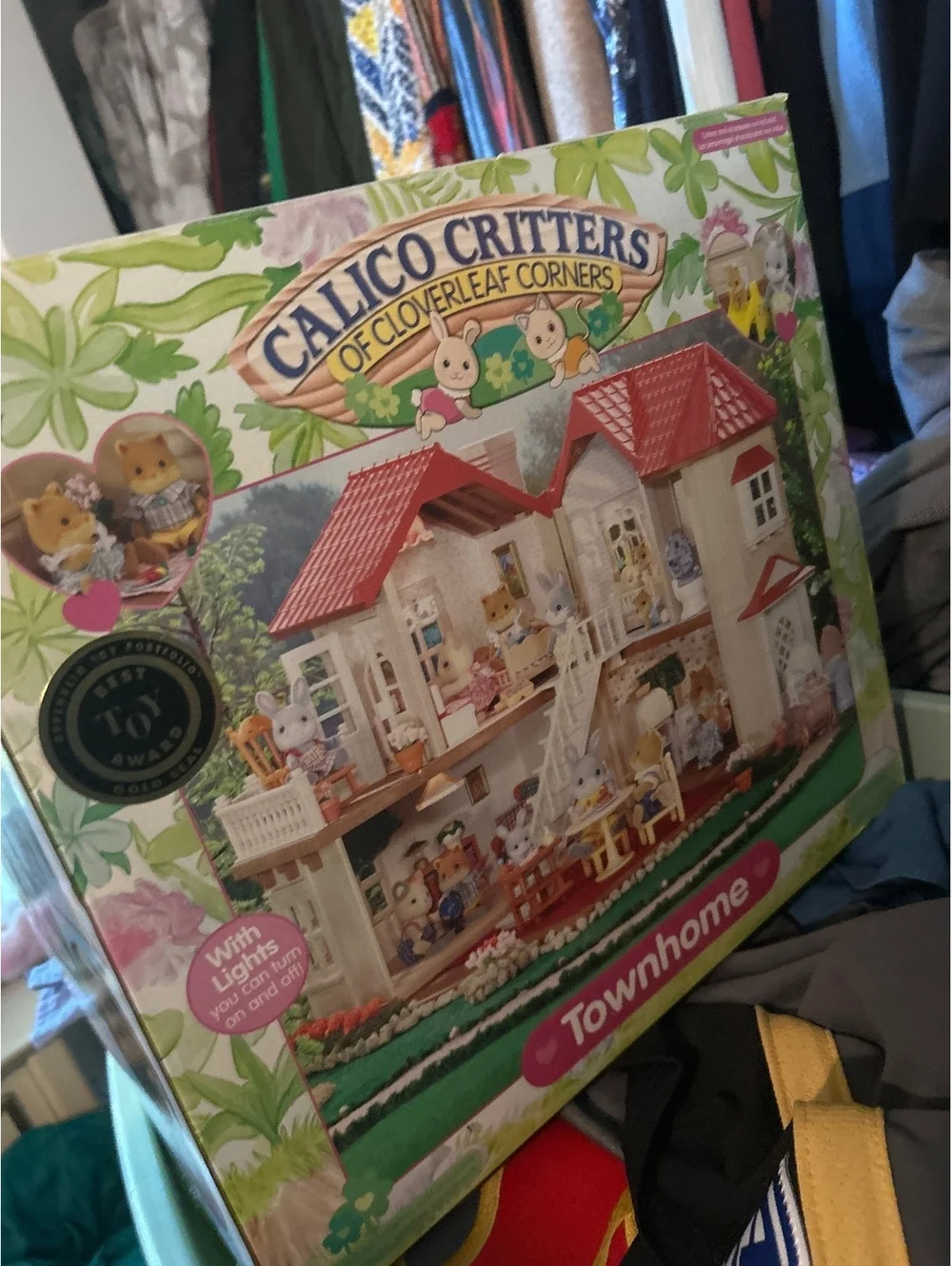 Calico Critters of Cloverleaf Corners Townhome Playset with Lights